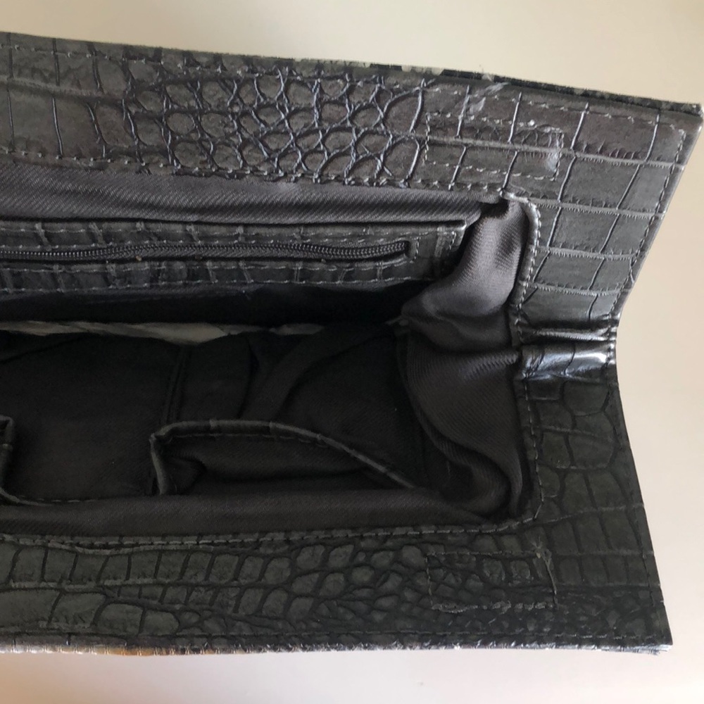 Brand-New Gray Python-Printed Mini Bag - Picture 4 of 5